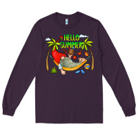 Plum Hello Summer Long Sleeve Tee - CowCowDesign