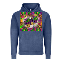 Mardi Gras Masks Tumbler Vintage Hoodie | Teevron