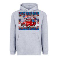 Heather Grey american truck 4th of july tumbler Heavyweight Hoodie - BarkalooDesign