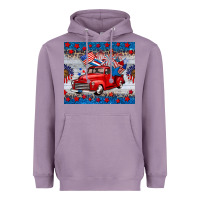 Lavender american truck 4th of july tumbler Heavyweight Hoodie - BarkalooDesign