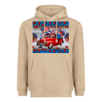 Mushroom american truck 4th of july tumbler Heavyweight Hoodie - BarkalooDesign