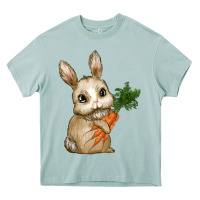 Arona eastrt bunny carrot Heavy Core Tee - RanaPortraitStore