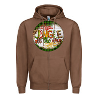 Chestnut Christmas Jingle Zipper Hoodie - Artiststas