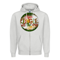 Dove Grey Christmas Jingle Zipper Hoodie - Artiststas