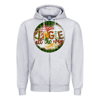 Heather Grey Christmas Jingle Zipper Hoodie - Artiststas
