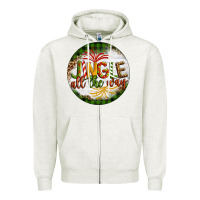 Oatmeal Heather Christmas Jingle Zipper Hoodie - Artiststas