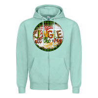 Seafoam Christmas Jingle Zipper Hoodie - Artiststas