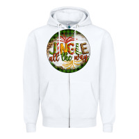 White Christmas Jingle Zipper Hoodie - Artiststas