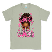 Matcha lets beat cancer afro messy bun Classic Tee - texasbilliewilder