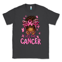 Smoke lets beat cancer afro messy bun Classic Tee - texasbilliewilder