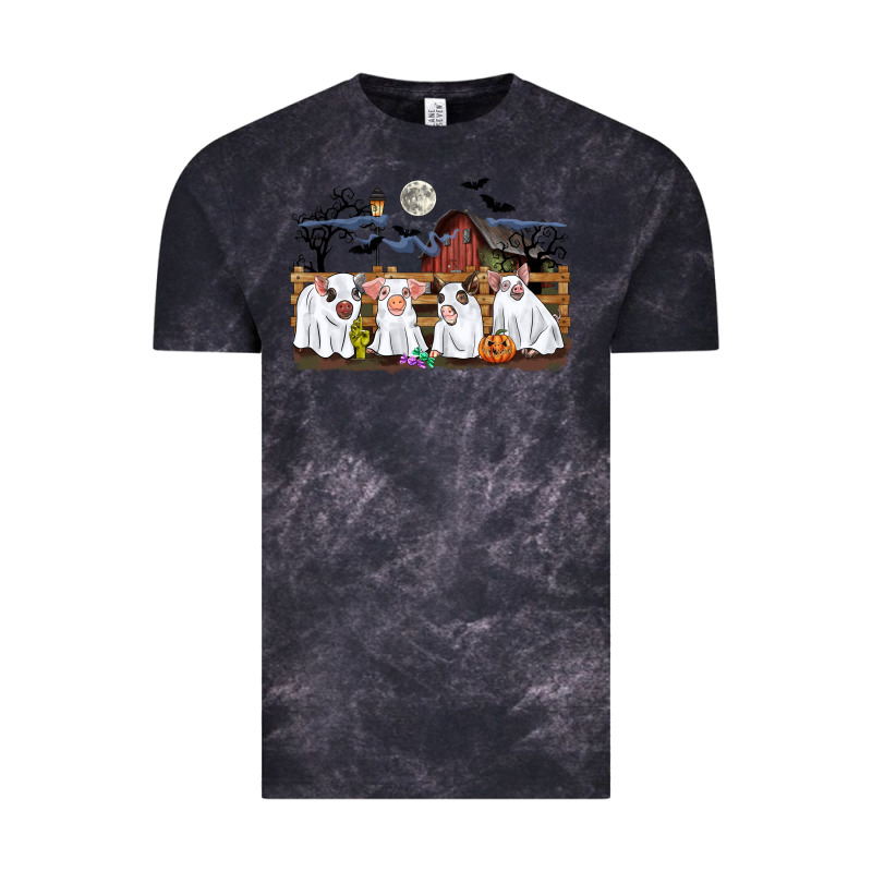 Halloween Pigs Vintage Tee by CowGirlArtShop | Teevron