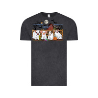 Vintage Black halloween pigs Vintage Tee - CowGirlArtShop