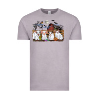 Vintage Zinc halloween pigs Vintage Tee - CowGirlArtShop