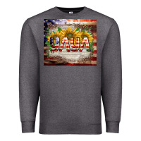 Charcoal Heather patriotic yaya tumbler Premium Sweatshirt - BarkalooDesign