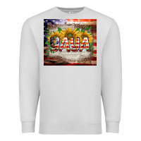 Dove Grey patriotic yaya tumbler Premium Sweatshirt - BarkalooDesign
