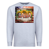 Heather Grey patriotic yaya tumbler Premium Sweatshirt - BarkalooDesign