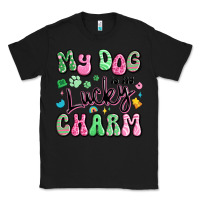 Black my dog is my lucky charm Classic Tee - Artiststas