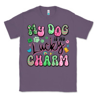 Lavender my dog is my lucky charm Classic Tee - Artiststas