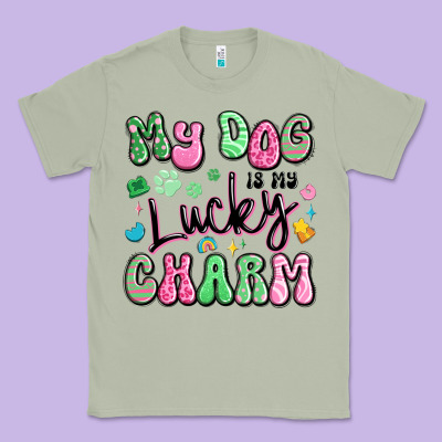 My Dog Is My Lucky Charm Classic Tee Designed By Artiststas