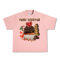 Salmon merry christmas cupcake chocolate Urban Heavy Tee - CowGirlArtShop