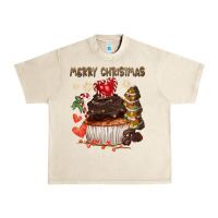 Sandshell merry christmas cupcake chocolate Urban Heavy Tee - CowGirlArtShop