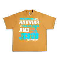 Peanut Butter Christian Runner Half Marathon Running Race Jesus Gift Urban Heavy Tee - trangStudio