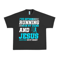 Pigment Black Christian Runner Half Marathon Running Race Jesus Gift Urban Heavy Tee - trangStudio