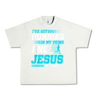 Pistachio Christian Runner Half Marathon Running Race Jesus Gift Urban Heavy Tee - trangStudio