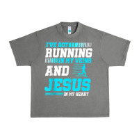 Tornado Christian Runner Half Marathon Running Race Jesus Gift Urban Heavy Tee - trangStudio