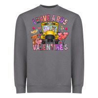 Storm i have a bus full of valentines Heavyweight Sweatshirt - CowhideDigitalArt