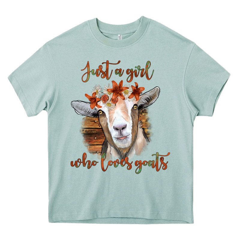 Just A Girl Who Loves Goat Heavy Core Tee by Bettercallsaul | Teevron