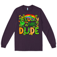 Plum St. Patrick's Lucky little dude Long Sleeve Tee - OliviaCreatesArt