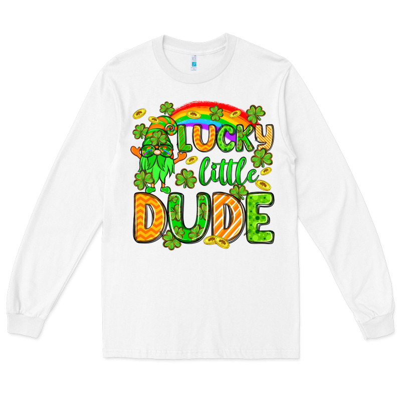 St. Patrick's Lucky Little Dude Long Sleeve Tee by OliviaCreatesArt | Teevron