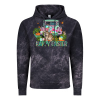 Cloud Black Happy Easter Day Vintage Hoodie - CowGirlArtShop