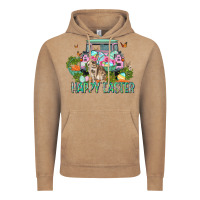 Vintage Coffee Happy Easter Day Vintage Hoodie - CowGirlArtShop