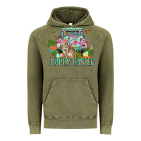 Vintage Olive Happy Easter Day Vintage Hoodie - CowGirlArtShop