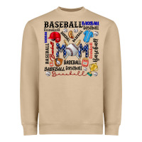 Mushroom baseball mom Heavyweight Sweatshirt - CowhideDigitalArt