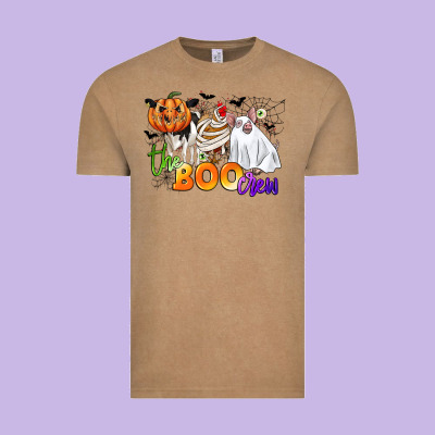 The Boo Crew Vintage Tee Designed By Cowgirlartshop