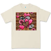 Valentines Day Western Hearts And Sunflowers Premium Tee | Teevron