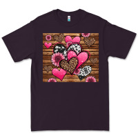 Plum valentines day western hearts and sunflowers Premium Tee - Jasminsmagicworld