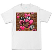White valentines day western hearts and sunflowers Premium Tee - Jasminsmagicworld
