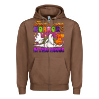 Chestnut theres some horrors in this house Zipper Hoodie - Artiststas