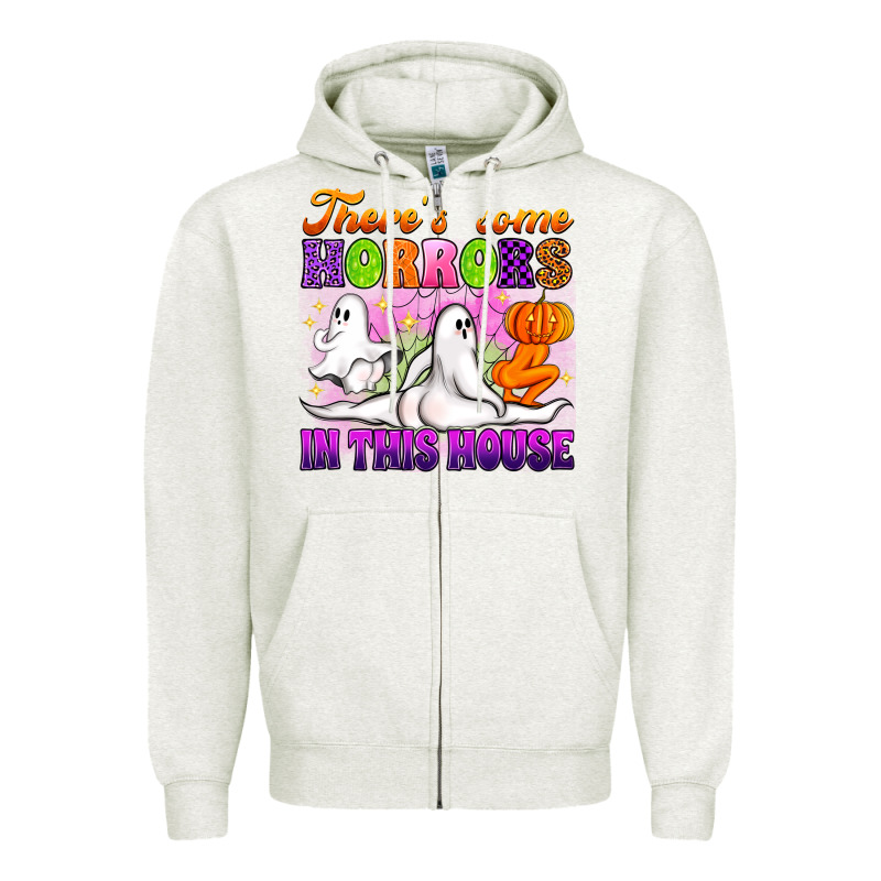 Theres Some Horrors In This House Zipper Hoodie by Artiststas | Teevron