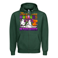 Sports Green theres some horrors in this house Zipper Hoodie - Artiststas