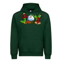 Forest Green joy for christmas with snowman Urban Hoodie - AdoDesignShop