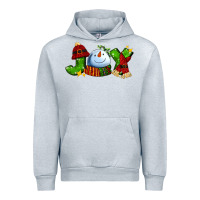 Heather Grey joy for christmas with snowman Urban Hoodie - AdoDesignShop