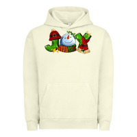Pigment Pistachio joy for christmas with snowman Urban Hoodie - AdoDesignShop