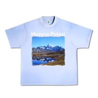 Grape Ice Bolivia Huayna Potosi Mountain Andes Art Urban Heavy Tee - trangStudio