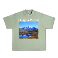 Oil Green Bolivia Huayna Potosi Mountain Andes Art Urban Heavy Tee - trangStudio
