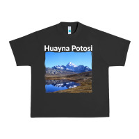 Pigment Black Bolivia Huayna Potosi Mountain Andes Art Urban Heavy Tee - trangStudio